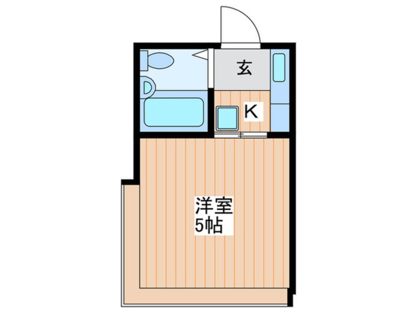 間取図 パレ西三荘