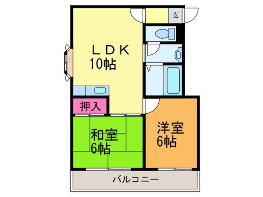 間取図 クロス９パ－ク神田