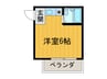 エアリーコート小阪 1Rの間取り