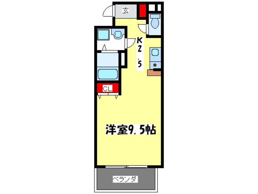 間取図 ＳｕｎＳｕｎなんば壱番館