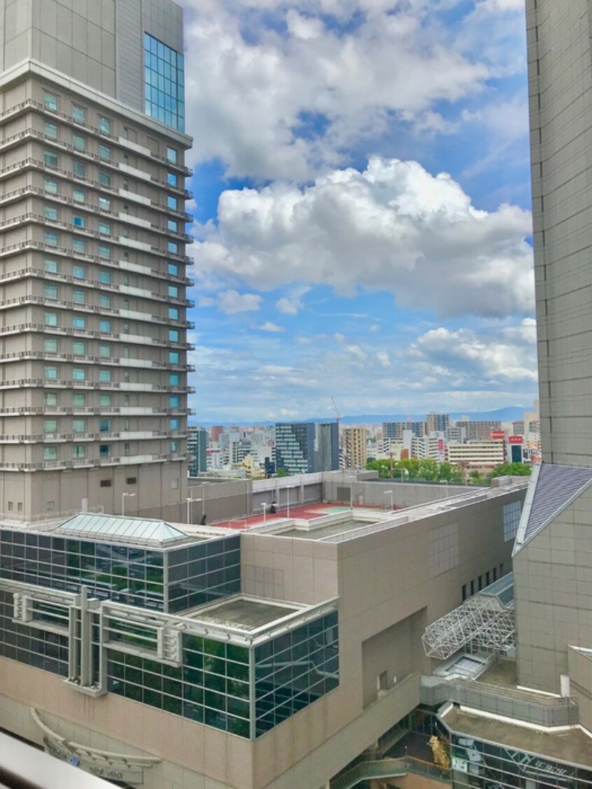 室内からの展望 ｻﾞ・ﾊﾟｰｸﾊﾋﾞｵ天満橋