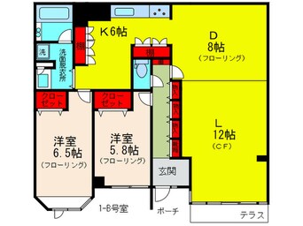 間取図 NLC豊中ガ－デンズコ－ト
