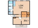ハイツサンライフC棟の間取図