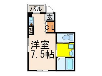 間取図 クレ－ル綾小路