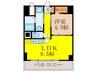 パークモダン新大阪 1LDKの間取り