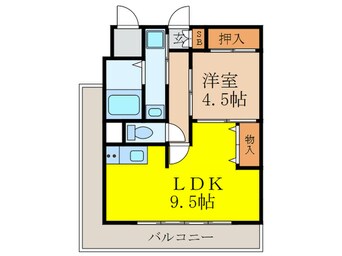 間取図 サムティ新大阪ＷＥＳＴ