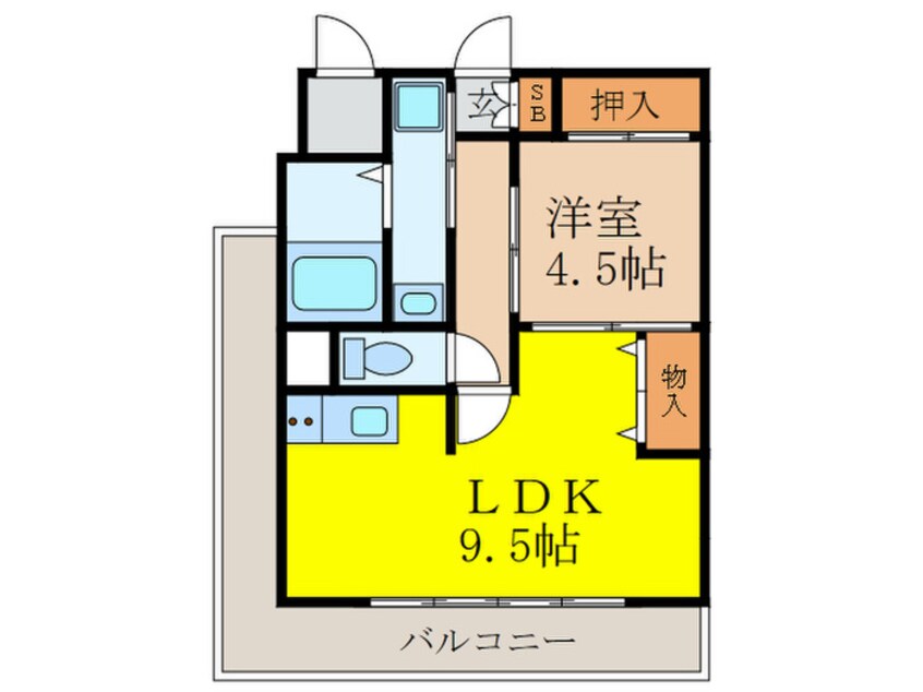 間取図 サムティ新大阪ＷＥＳＴ