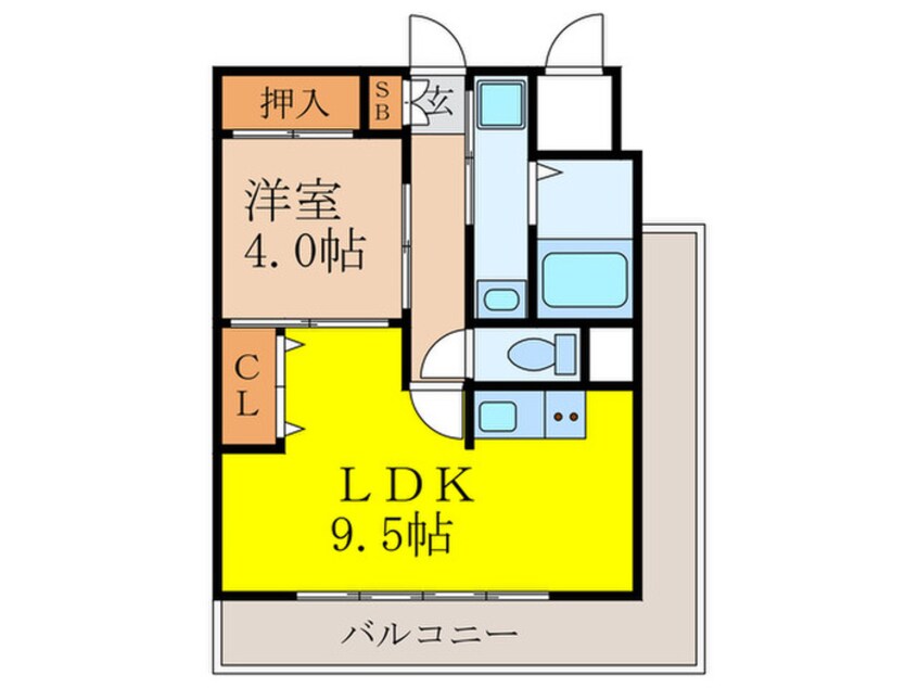 間取図 サムティ新大阪ＷＥＳＴ