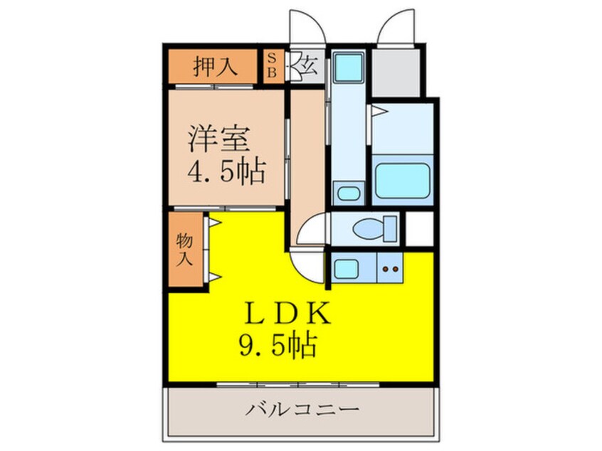 間取図 サムティ新大阪ＷＥＳＴ