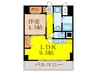 サムティ新大阪ＷＥＳＴ 1LDKの間取り