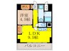 サムティ新大阪ＷＥＳＴ 1LDKの間取り