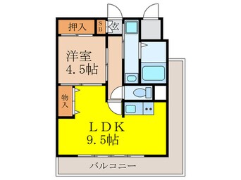 間取図 サムティ新大阪ＷＥＳＴ