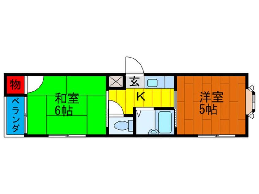 間取図 プレアール古川橋Ⅱ