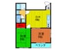 ノッピ－ハイム 2DKの間取り
