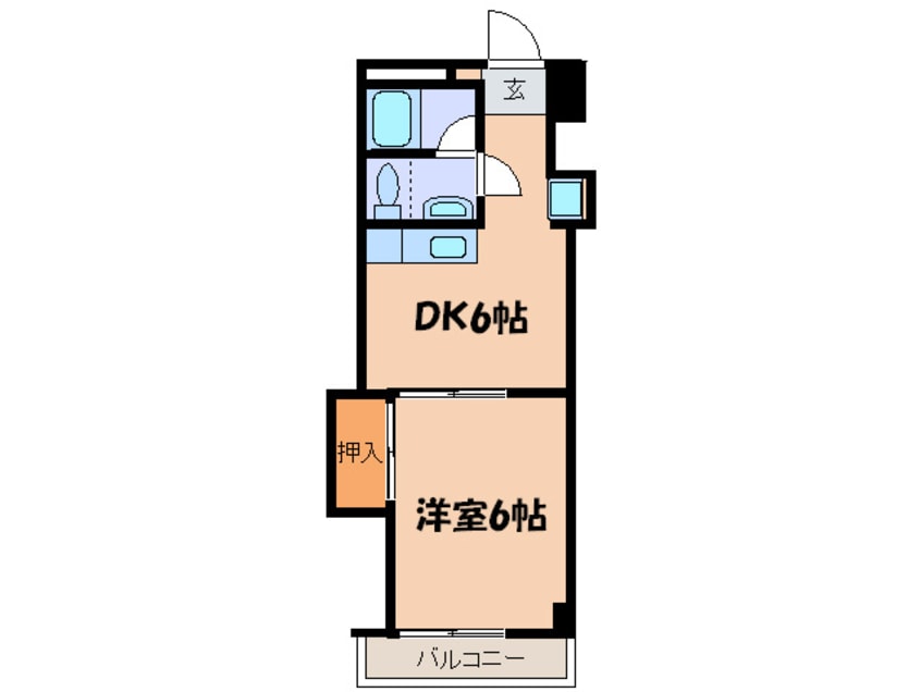 間取図 ヴィラ太秦