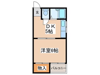 間取図 港晴しょみんハイツ