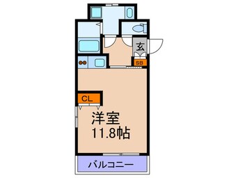 間取図 ジュネ－ゼ野田エコ－ル(501)