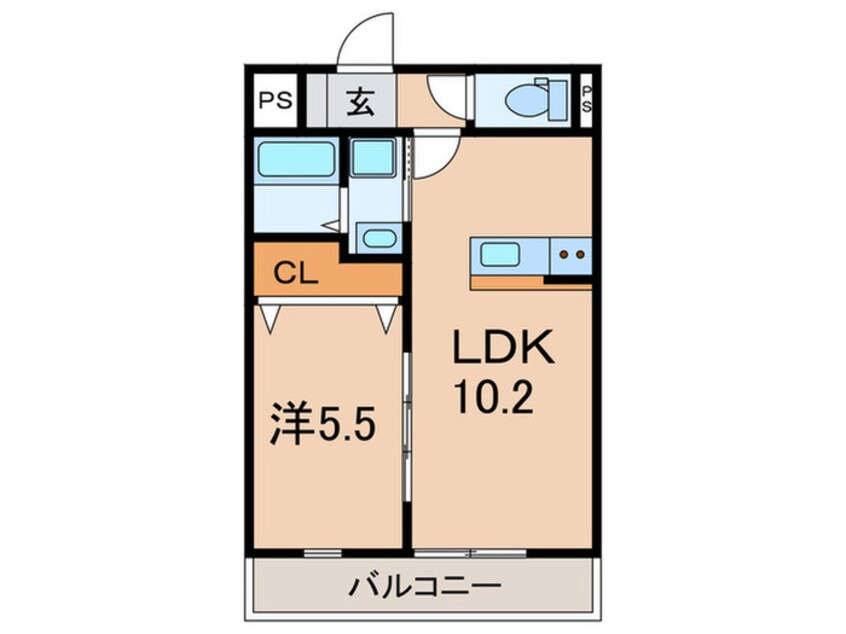 間取図 ベルドミ－ル西野