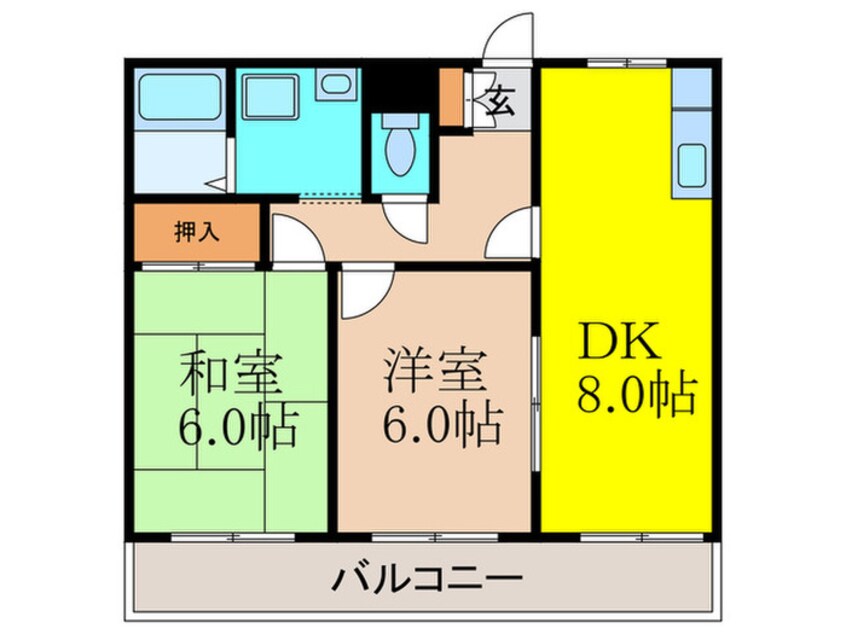 間取図 トーヨーハイツ