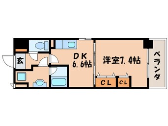 間取図 プラネシア星の子京都駅前西