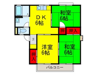 間取図 セジュール泉