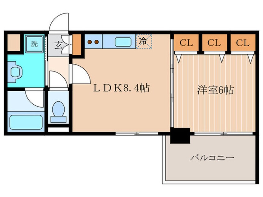 間取図 プラネシア星の子四条烏丸