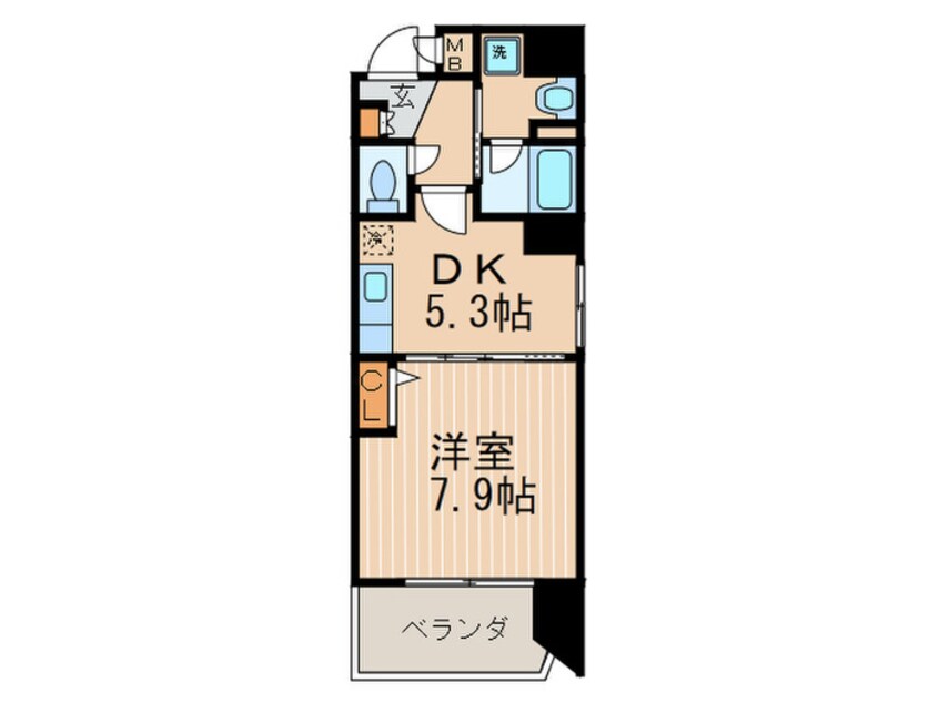 間取図 プラネシア星の子四条烏丸