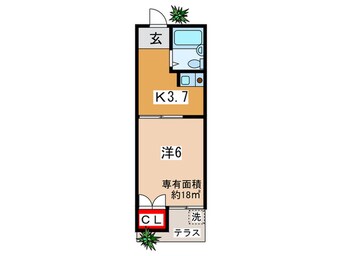 間取図 ウエストサイドⅡ