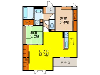 間取図 ガーデンパレス箕面　Ｃ