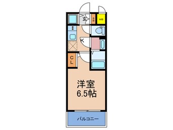 間取図 ｴｽﾘｰﾄﾞ大阪ﾌﾟﾗｲﾑｹﾞｰﾄ(1205)