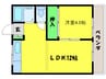 グリ－ンハイツ 1LDKの間取り