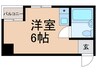 MINTIA 深江橋 1Rの間取り