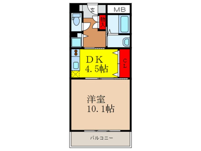 間取図 アパ－トメントハウス姫室