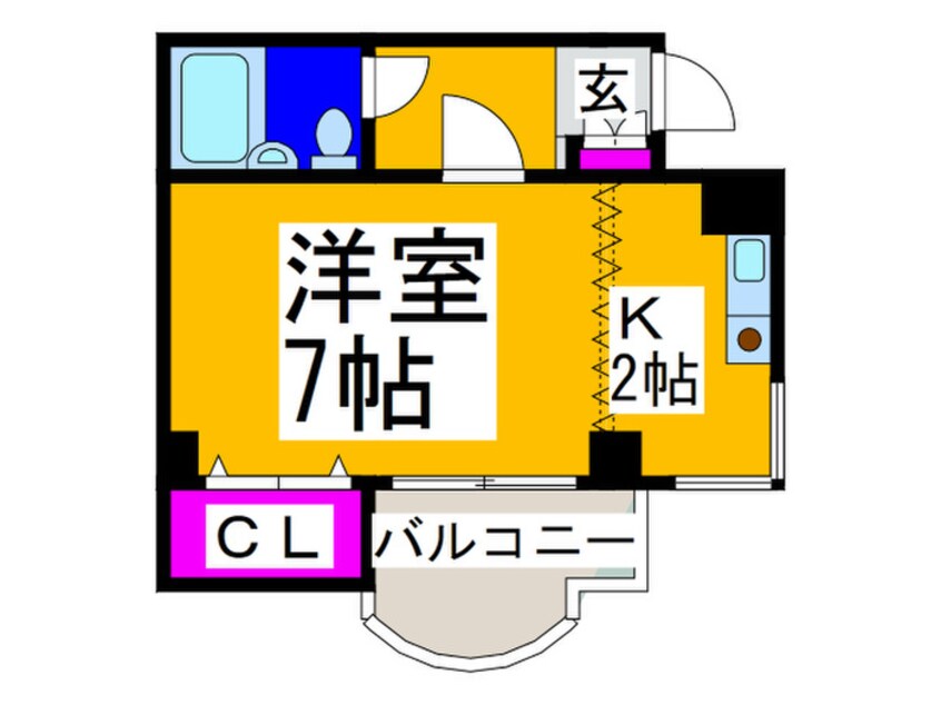 間取図 エルベ２７