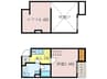Ｊ西明石 1Kの間取り
