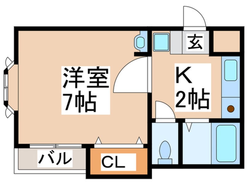 間取図 サンハイツ白鳥