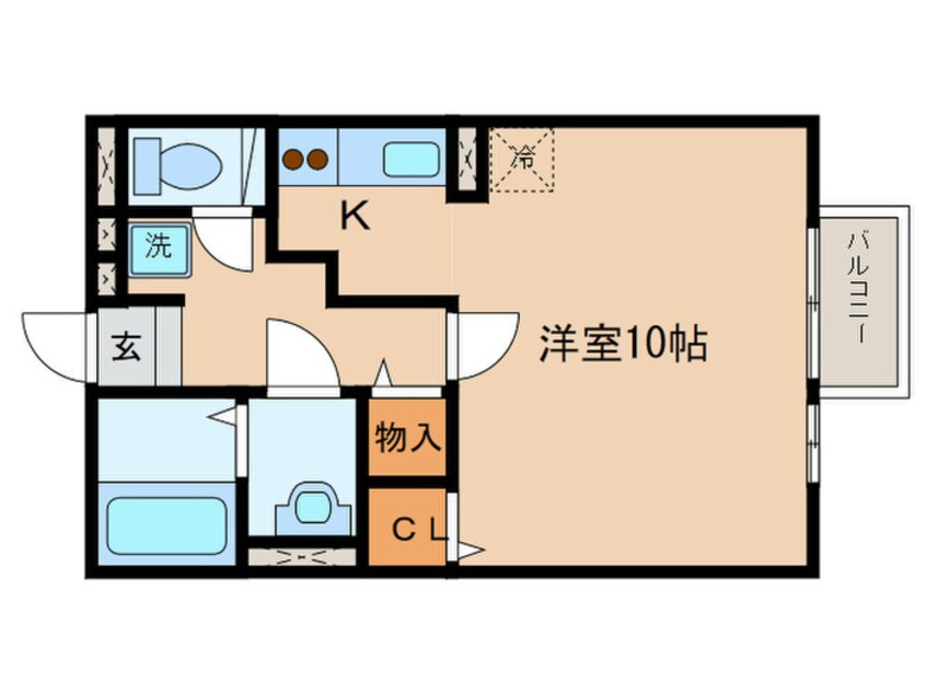 間取図 エスポワ－ル青山