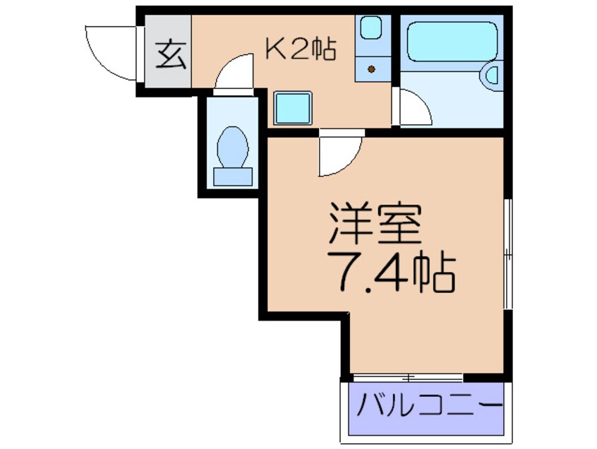 間取図 サンハイツ竹林