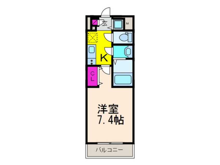 間取図 ウインズコート江坂東