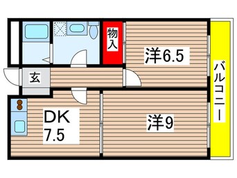 間取図 コ－タ－ス武庫之荘