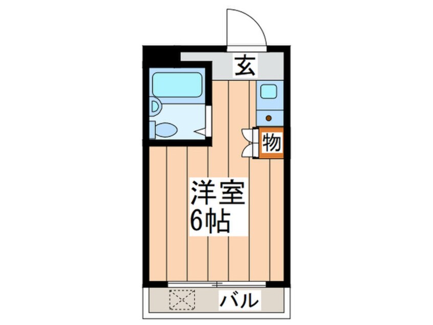 間取図 コムズスクエア日吉