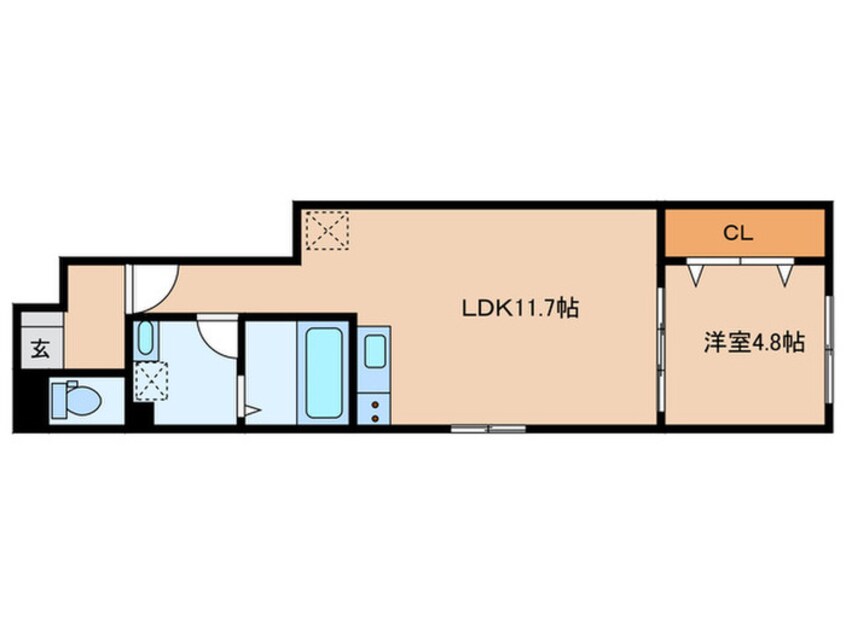 間取図 ココパルフェ