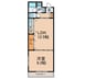 ＶＩＬＬＡ　９０１ 1LDKの間取り