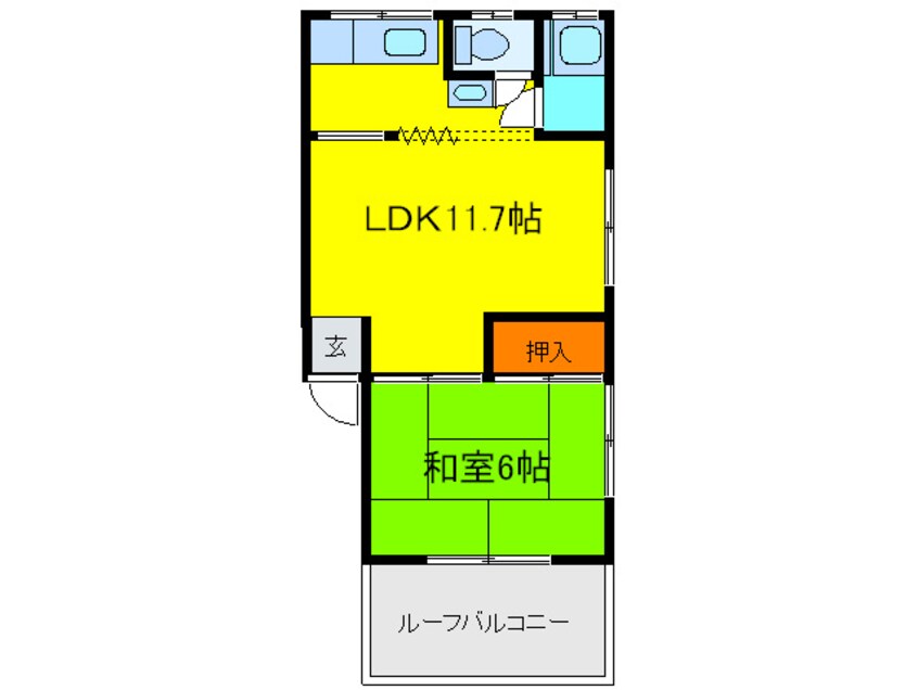 間取図 ベルエ－ル服部