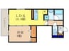 シェモワ　Ａ棟 1LDKの間取り