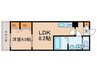 ジーメゾン京田辺大住 1LDKの間取り