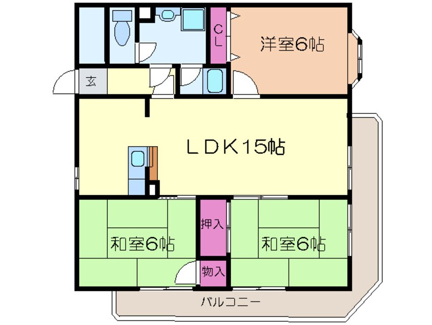 間取図 ルシーダ