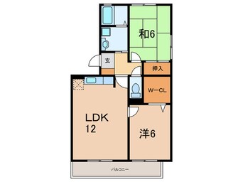 間取図 ウエストハイツ