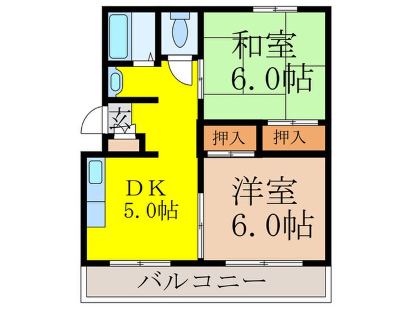 間取図 サンハイツ