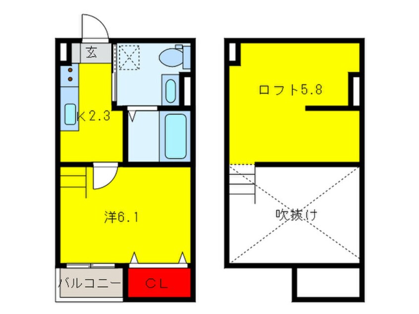 間取図 ユニコカーサ